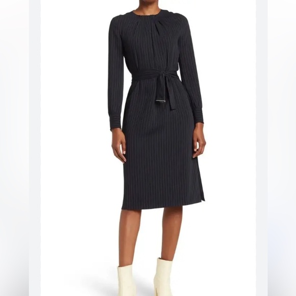 Hugo Boss Daltair Pinstripe Dress - Picture 9 of 10